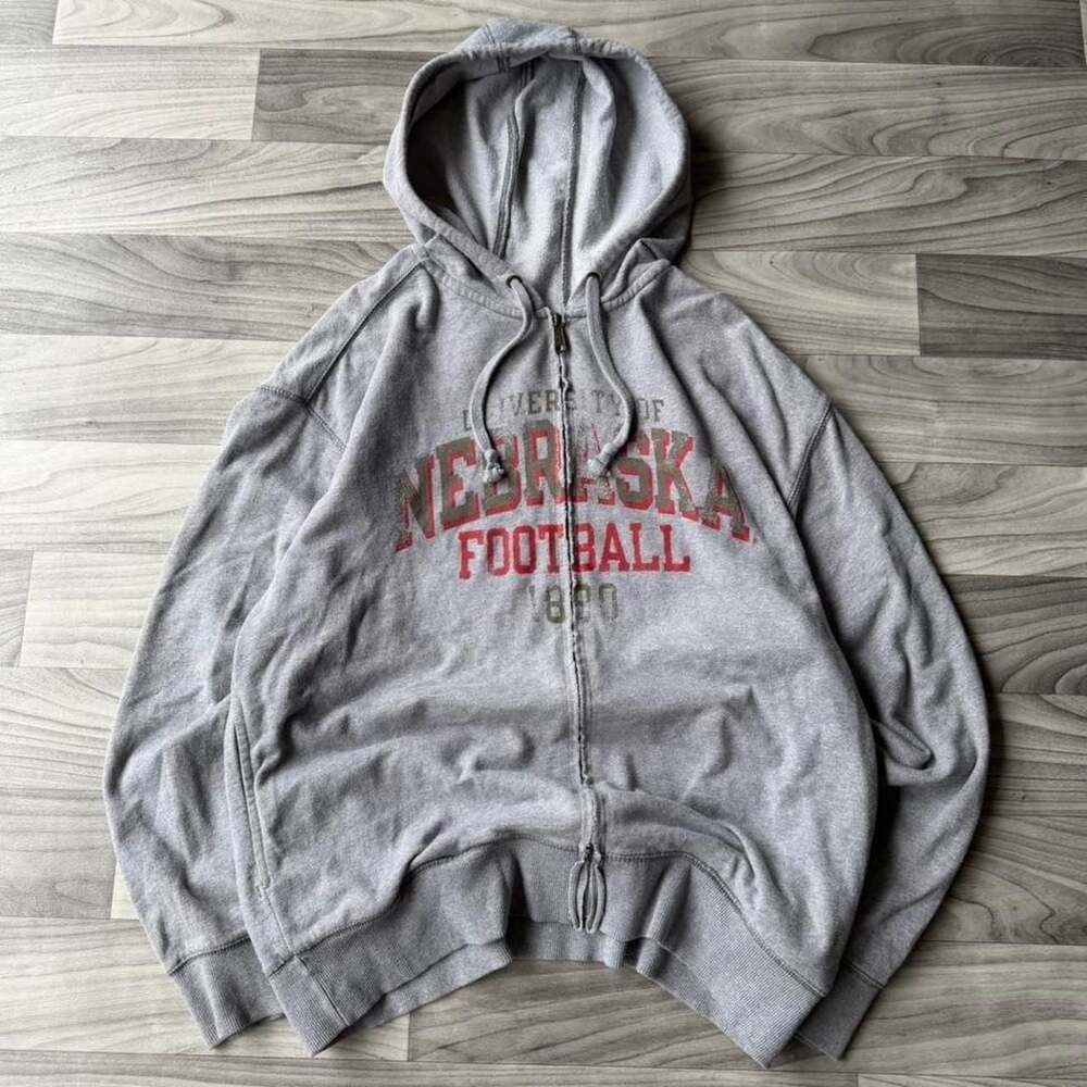 Russell Nebraska Football Y2K Zip-K Full Zip Hoodie